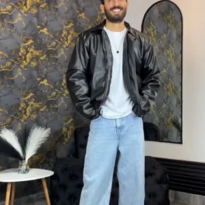 Leather jacket N0180