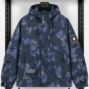 Veste Camouflage Outdoor Bleue N82